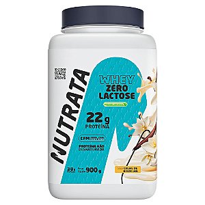 Whey Zero Lactose Baunilha 900Gr - Nutrata