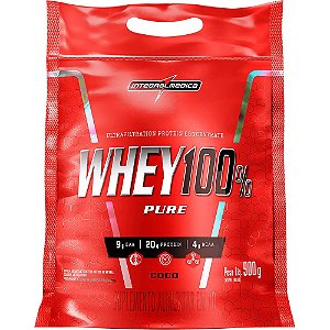 Whey 100% Pure Refil Coco 900G Integralmédica