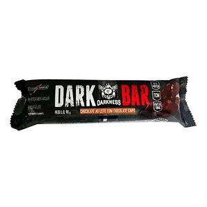 Dark Bar Chocolate ao Leite com Chocolate Chips 90g – Darkness