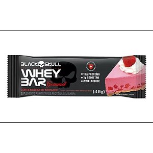 Whey Bar Torta Mousse De Morango 45G - Black Skull