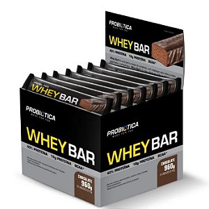 Whey Bar Chocolate Display C/24 Probiotica
