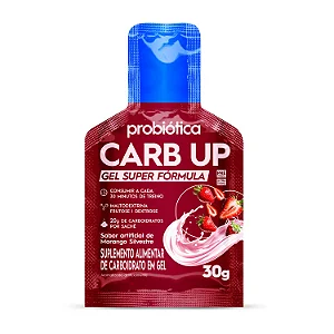 Carb Up Super Formula Sachê 30G Morango Silvestre Probiotica