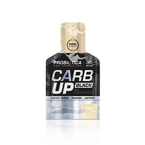 Carb Up Gel Black Sachê 30G Baunilha Probiotica