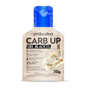 Carb Up Gel Black Sachê 30G Baunilha Probiotica