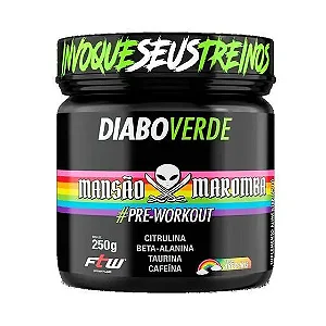 Diabo Verde #Pre-Workout Arco-Íris Mansão Maromba 250G Ftw