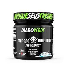 Diabo Verde #Pre-Workout Black Ice Mansão Maromba 250G  Ftw