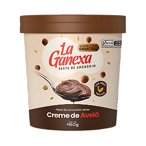 Pasta De Amendoim Com Creme De Avela E Whey 450G La Ganexa