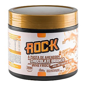 Pasta De Amendoim Branco 600G Rock