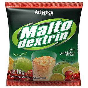 Malto Dextrin 1Kg Laranja Com Acerola Athletica Nutrition