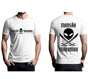 Camiseta  Branca Mansão Maromba Gg Ftw