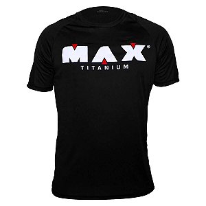 Camiseta  Preta M Max Titanium