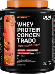 Whey Protein Concentrado Halloween 450G  - Doce De Abobora - Dux Nutrition