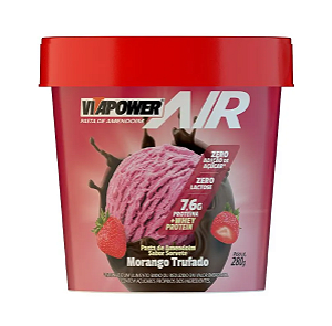 Vitapower Air Pote 280G Sabor Sorvete Morango Trufado - Vitafor