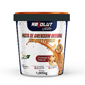 Pasta Amendoim Cookies 1,005Kg - Absolut Nutrition