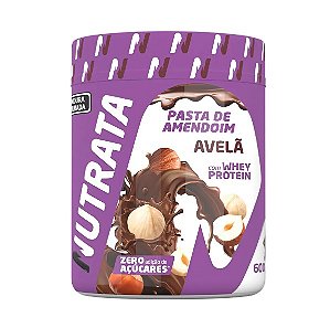 Pasta De Amendoim Com Whey Sabor Avela 600G Nutrata