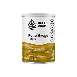 Feno Grego+Boro 120 Capsulas 500 Mg Ocean Drop