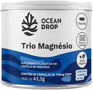 Trio Magnesio 60 Capsulas 720 Mg Ocean Drop