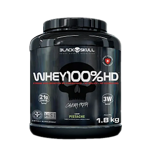 Whey 100% Hd Pistache 1,8Kg Black Skull