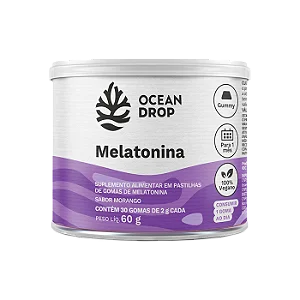 Melatonina 30 Gomas 60G Ocean Drop