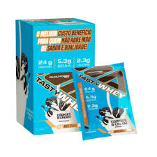 Packet Tasty Whey Cookies Cream 34G  C/12 Un. Adaptogen