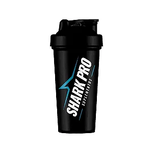 Coqueteleira Preta 600Ml Shark