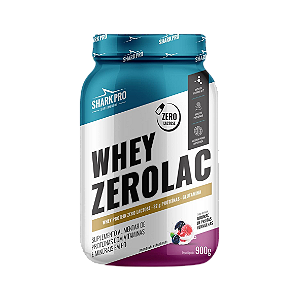 Whey Zerolac Pote 900G - Iogurte De Frutas Vermelhas Shark Pro