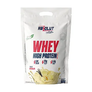 Whey Refil High Baunilha 900G Absolut Nutrition
