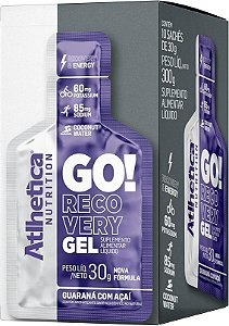 Go! Recovery Gel Guarana Com Acai Sache 30G Display C/10Uni Athletica