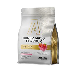 100% Hiper Mass Flavour 2,5kg Morango – Atlhetica Nutrition