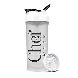Coqueteleira Chef Whey  700Ml Transparente Cr Nutrition Supl.