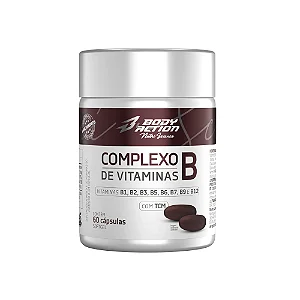 Complexo de Vitaminas B | 60 Cápsulas - Bodyaction