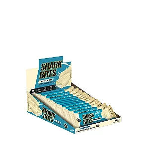 Shark Bites Protein Bar Chocolate Branco 40G Display C/12 Uni Shark Pro