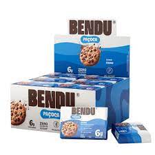 Paçoca Whey Cookies 20g – Display c/24 unidades – Bendu