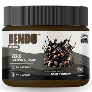 Creme de Avelã Dark Crunchy 300g – Bendu