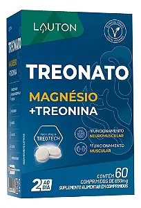 Treonato de Magnésio + Treonina 60 cápsulas – Lauton