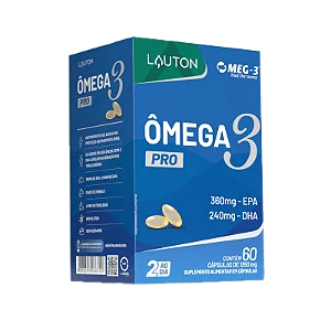 Ômega 3 Pro 60 cápsulas – Lauton