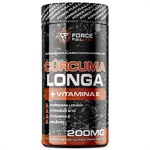 Cúrcuma Longa + Vitamina E 120 cápsulas – Force Full Labz
