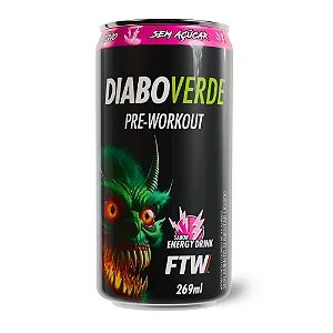 DIABO VERDE #Pre-Workout Lata 269ml Sabor Energy Drink – FTW