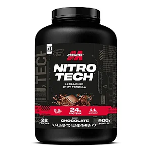 Whey Regular NitroTech 900g Chocolate – MuscleTech
