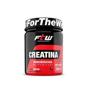 Creatina 1Kg com 12 Unidades – FTW