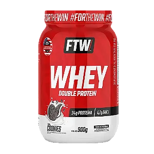 Whey Double Cookies 900g com 12 Unidades – FTW