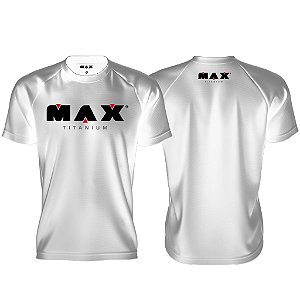 CAMISETAS DRY BRANCA TAM G MAX TITANIUM