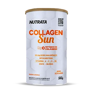 Colágeno Sun Sabor Laranja Pote 300g – Nutrata