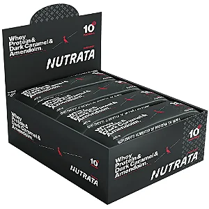 Barra Proteica Reserva Caramelo e Amendoim 45g Display com 12 Unidades – Nutrata