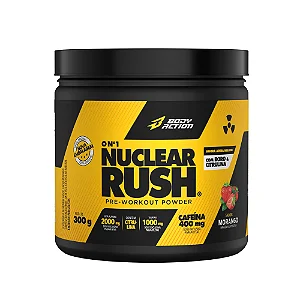 Nuclear Rush 300g Morango Combo com 6 Unidades – Body Action
