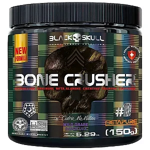 Bone Crusher Wild Grape 150g Combo com 6 Unidades – Black Skull