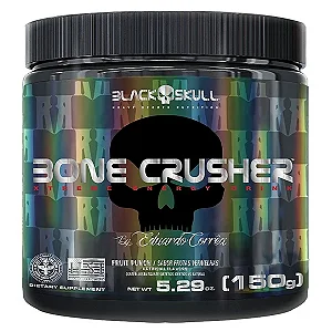 Bone Crusher Fruit Punch 150g Combo com 6 Unidades – Black Skull
