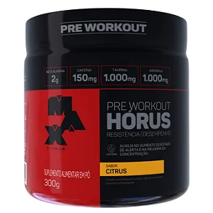 Horus Pote 300g Sabor Citrus Combo com 6 Unidades – Max Titanium