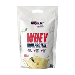 Whey Refil High Baunilha 900g Combo com 6 Unidades – Absolut Nutrition