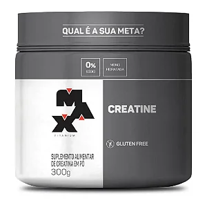 Creatine Pote 300g Combo com 6 Unidades – Max Titanium